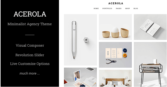 Acerola v1.4 - Ultra Minimalist Agency Theme
