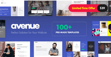 Avenue v1.1 - Creative Multi-Purpose WordPress Theme