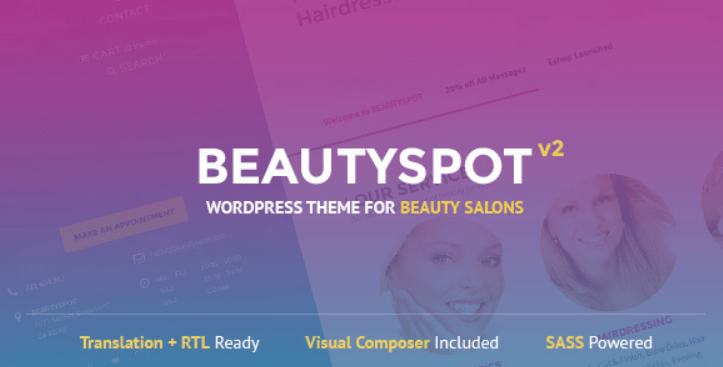 BeautySpot v2.4.4 - WordPress Theme for Beauty Salons