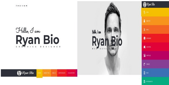 Bio v1.0 - Portfolio And Resume Template