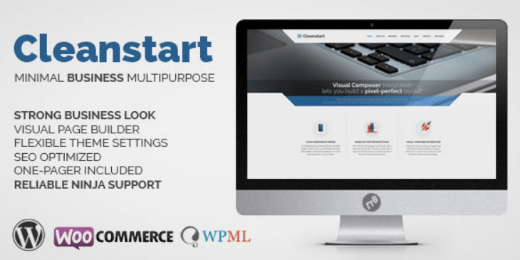 CLEANSTART v1.5.7 - Clean Multipurpose Business Theme