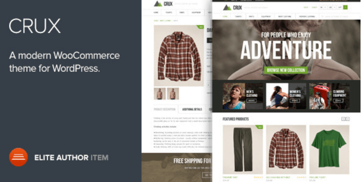 Crux v1.9.4 - Modern and lightweight WooCommerce theme