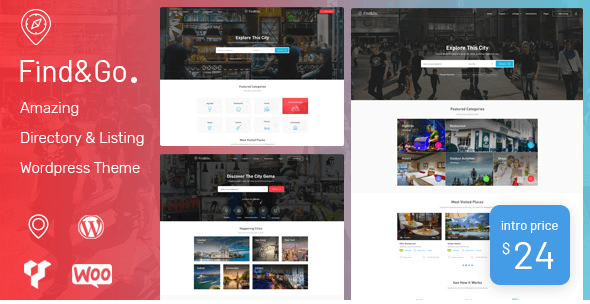 Findgo v1.2.15 - Directory & Listing WordPress Theme