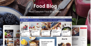Food Blog v1.0.2 - Theme for personal food recipe blog
