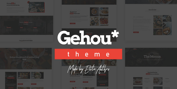 Gehou v1.1.1 - A Modern Restaurant & Cafe Theme