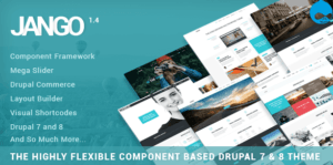 Jango v1.6.1 - Highly Flexible Component Based Drupal 7 & 8 Theme