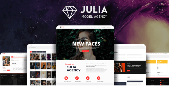 Julia v1.7.9 - Talent Management WordPress Theme
