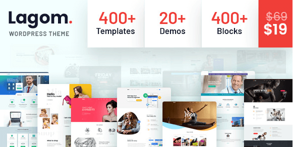 Lagom v1.0.2 - Multi Concept MultiPurpose WordPress Theme