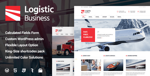 Logistic Business v1.0.8 - Transport & Trucking Logistics Wordpress Theme