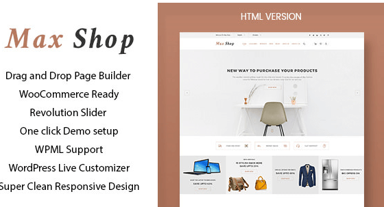 Max shop v1.1 - WooCommerce WordPress Theme