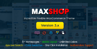Maxshop v3.3.0 - Multi-Purpose Responsive WooCommerce Theme