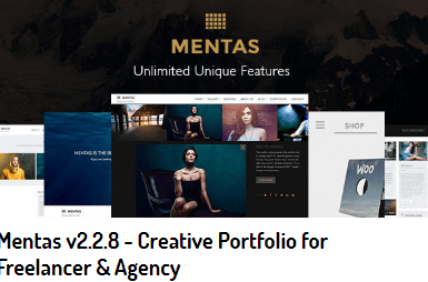 Mentas v2.2.8 - Creative Portfolio for Freelancer & Agency