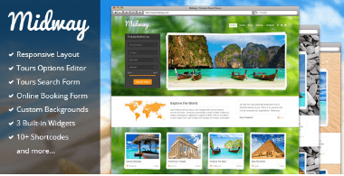 Midway v3.13 - Responsive Travel WP Theme