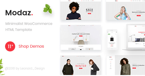 Modaz - Minimalist eCommerce HTML Template