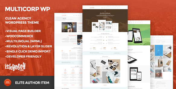 Multicorp WP v2.0 - Clean Agency WordPress Theme