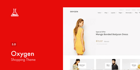 Oxygen v5.0.4 - WooCommerce WordPress Theme