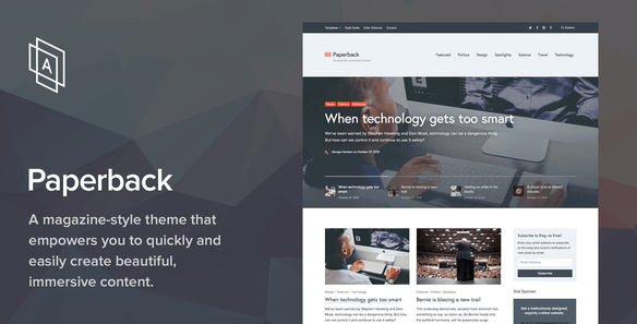 Paperback V1.8.0 - Magazine Wordpress Theme