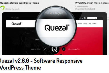 Quezal v2.6.0 - Software Responsive WordPress Theme
