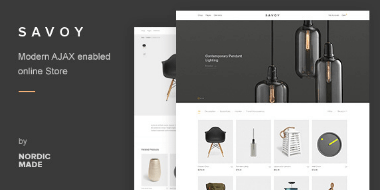 Savoy v1.9.4 - Minimalist AJAX WooCommerce Theme