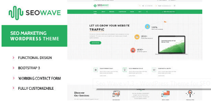 Seo Wave v1.3 - WordPress Theme for SEO