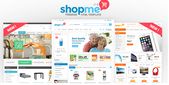 ShopMe v1.6 - Ecommerce Multipurpose HTML Template