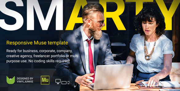 SmArty - Multipurpose Responsive Muse Template