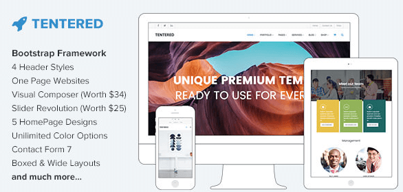 Tentered v1.4.1 - Multi Purpose WordPress Theme
