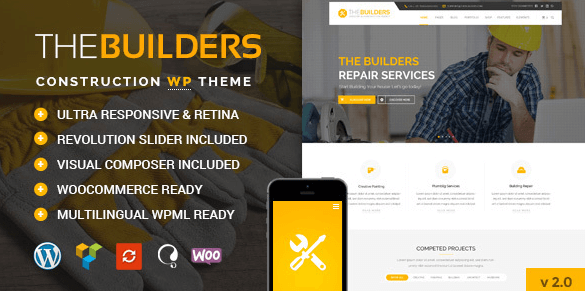 The Builders v2.5 - Construction WordPress Theme
