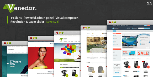 Venedor v2.5.10 - WordPress + WooCommerce Theme