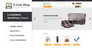 eCom v1.0.8 - Responsive WooCommerce WordPress Theme