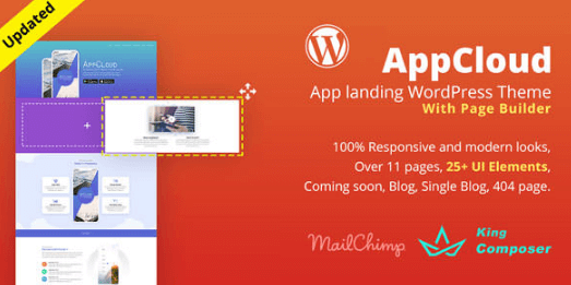 AppCloud v1.0.6 - App Landing WordPress Theme