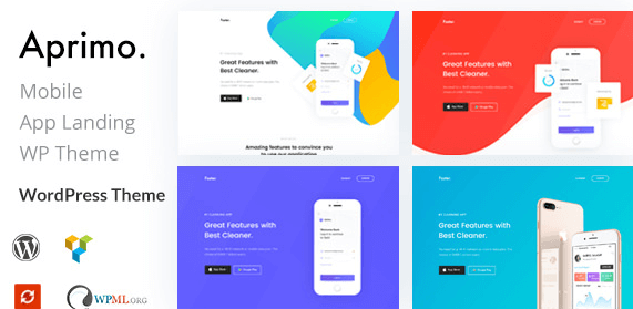 Aprimo v1.3 - Mobile & App Landing WordPress Theme