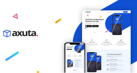 Axuta - App Landing Page Template