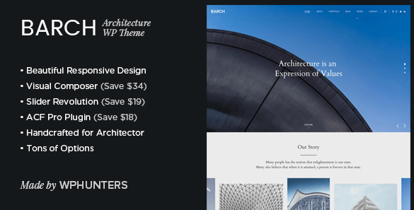 Barch v1.2 - Architecture Portfolio WordPress Theme