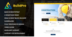 BuildPro - Construction Drupal 8.6 Theme