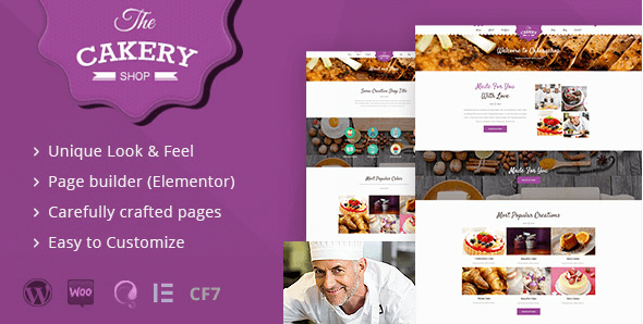Cakeryshop v2.2 - Cake WordPress Theme