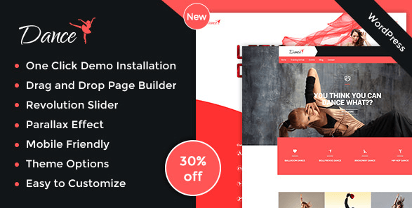 Dance Academy v1.3 - Dance Studio WordPress Theme