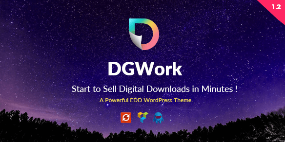 DGWork v1.3.8 - Powerful Responsive Easy Digital Downloads