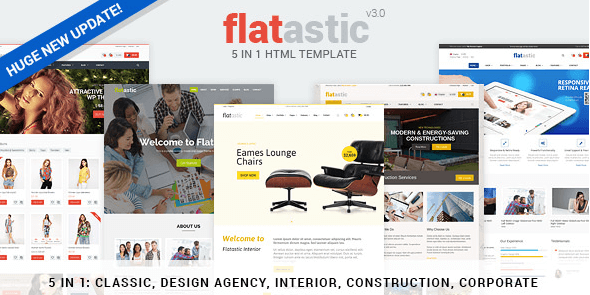 Flatastic v3.0 - Premium Versatile HTML Template