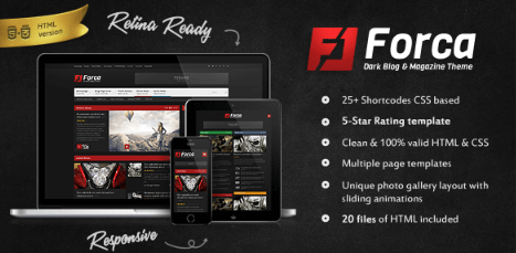 Forca - Responsive News/Magazine HTML Template