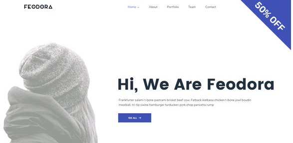 Feodora v1.0 - Creative WordPress Theme