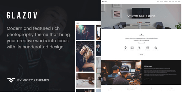 Glazov v1.0 - Photography WordPress Theme