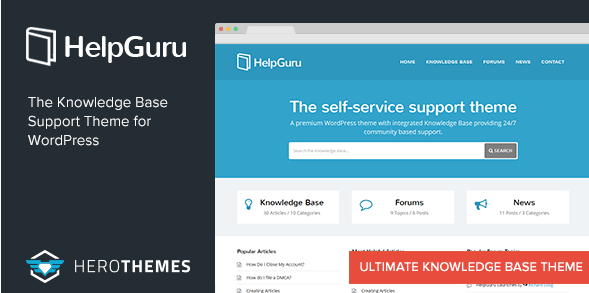 HelpGuru v1.7.1 - A Self-Service Knowledge Base Theme