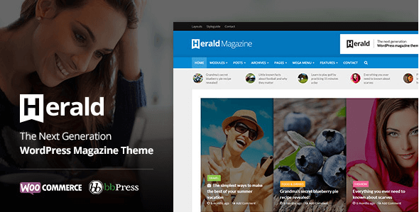 Herald v2.1.2 - News Portal & Magazine WordPress Theme