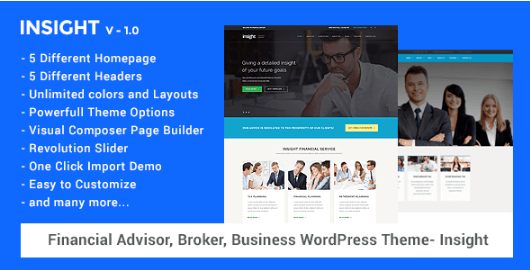 Insight v1.3.3 - Financial Advisor, Business WordPress Theme