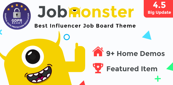 Jobmonster v4.5.1.8.5 - Job Board WordPress Theme