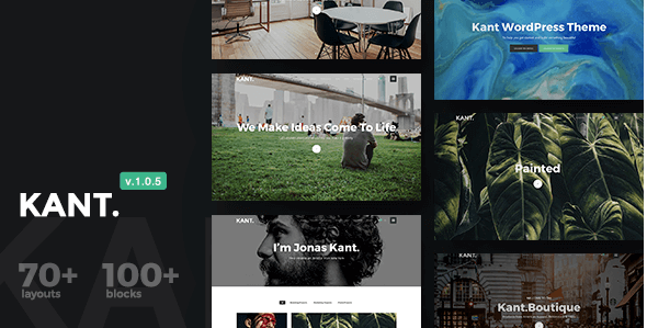 Kant v1.0.5 - A Multipurpose WordPress Theme for Startups
