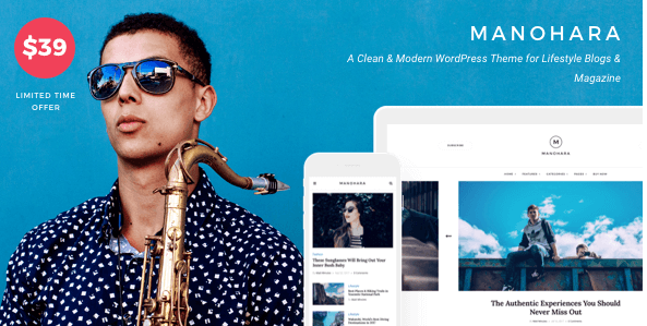 Manohara v1.2.0 - Modern Lifestyle Blog & Magazine Theme