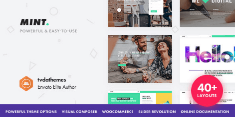 Mint v2.0.5 - Creative Multi-Purpose WordPress Theme