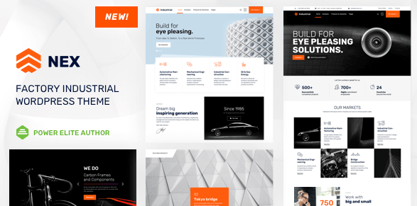 Nex v2.5 - Factory & Industrial WordPress